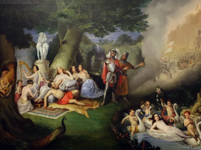 1814-Federico Peschiera - Rinaldo nel giardino di Armida